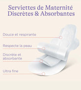 Maternity Pads post partum EXTRA Absorbantes 10u